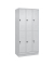 Spind Classic PLUS lichtgrau 080320-30 S10009, 6 Schließfächer 90,0 x 50,0 x 195,0 cm
